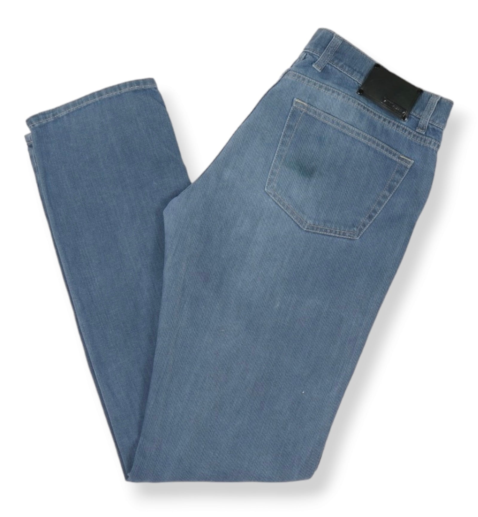 image of Z Zegna - Blue Mid Rise 5-Pocket Jeans 34/36