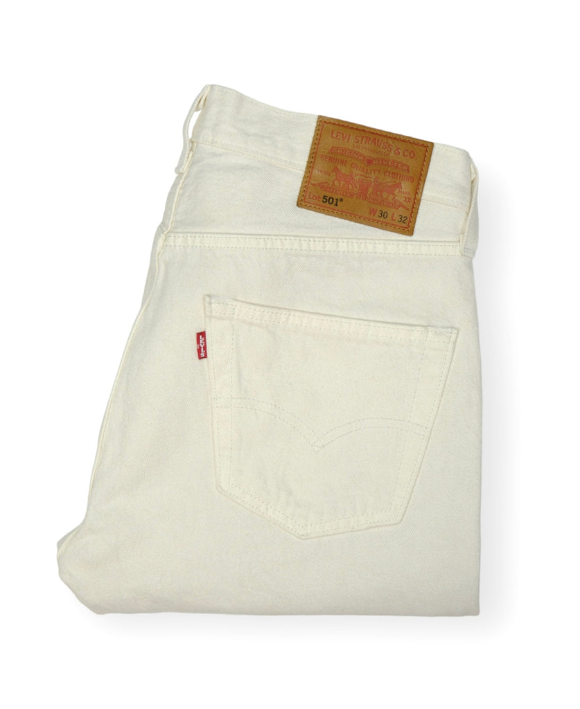 Levi's - Ivory High-Rise 5-Pocket 501 Jeans 30/32 – Vangelis