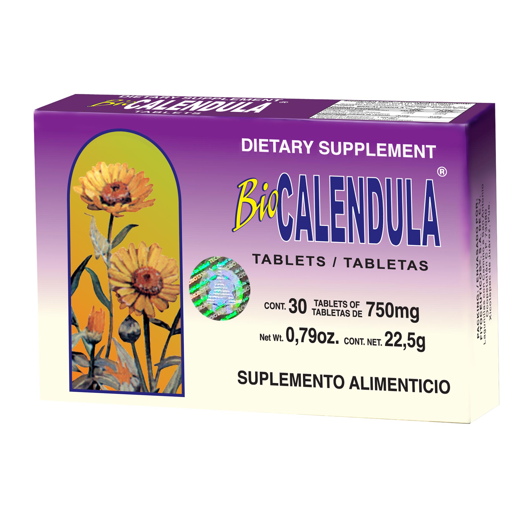 BIOCALENDULA ® 30 tabletas – El Ángel de tu Salud