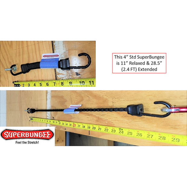 Draper Adjustable Bungee Strap 12 pack