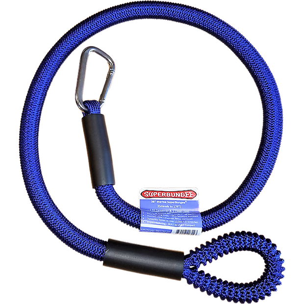 12'' Real Heavy Duty Carabiner Bungee Cord Outdoor with 190 Lbs