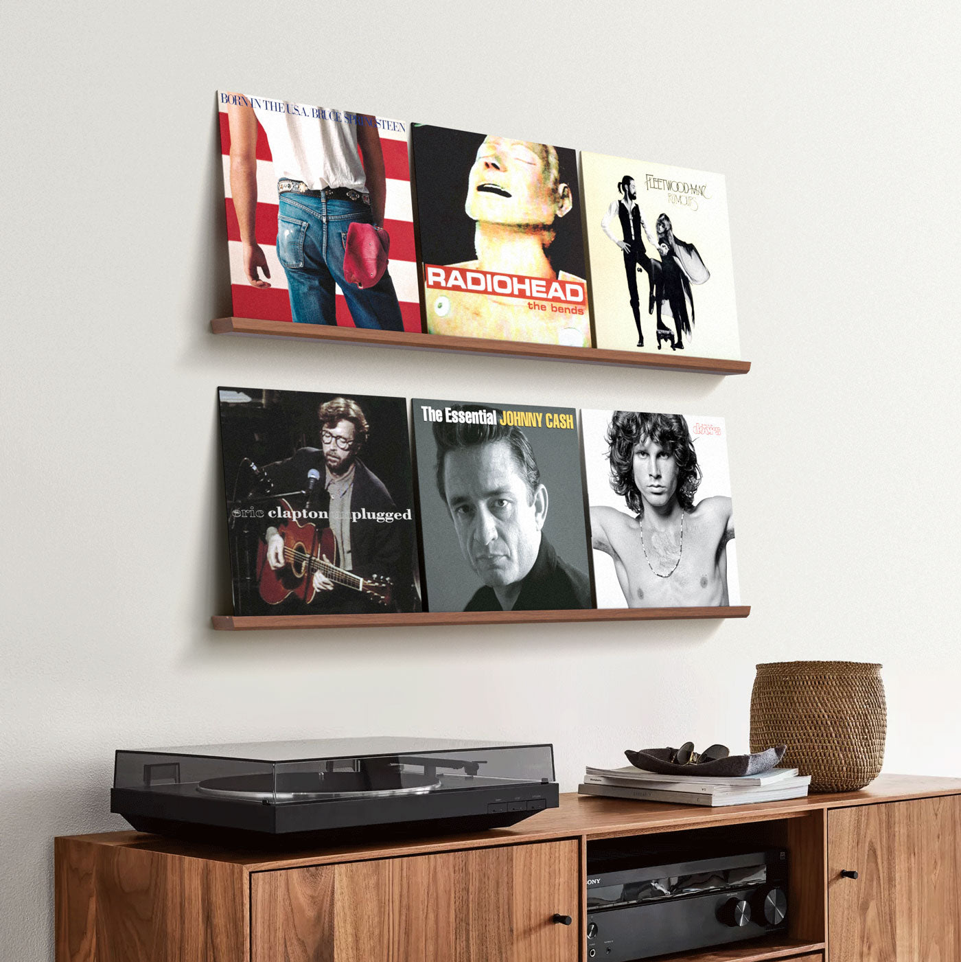 Vinyl Record Display Brackets Album Wall Decor LP Holder 