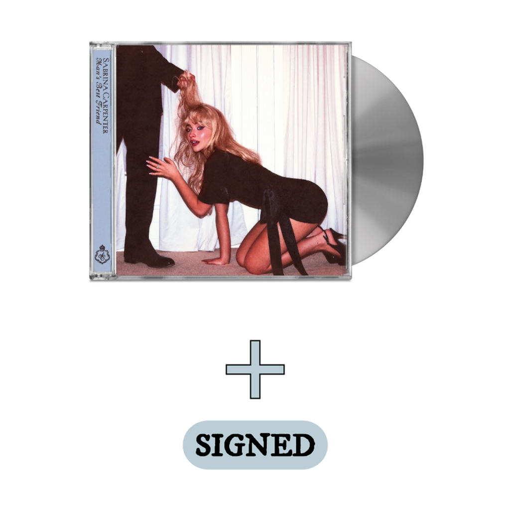 Man's Best Friend Standard CD + CD Sized Signed Art Card - Sabrina Carpenter - platenzaak.nl