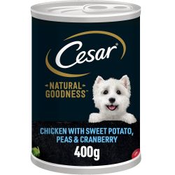 Cesar Natural Goodness Chicken, Sweet Potato, Peas & Cranberry
