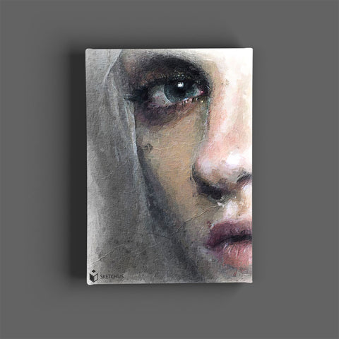 Eyes oil painting portrait have pictures made on canvas paint oil paintings oil portrait Sketchus motifs for painting canvas