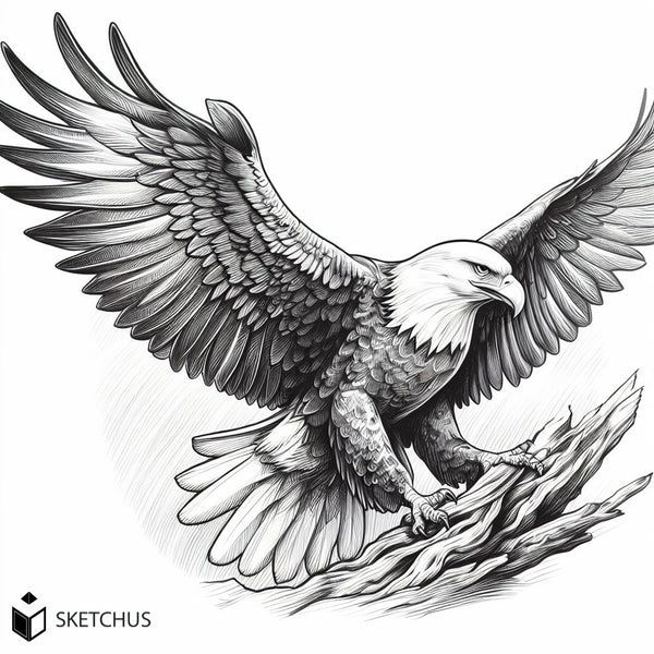 eagle drawing pencil easy drawing
