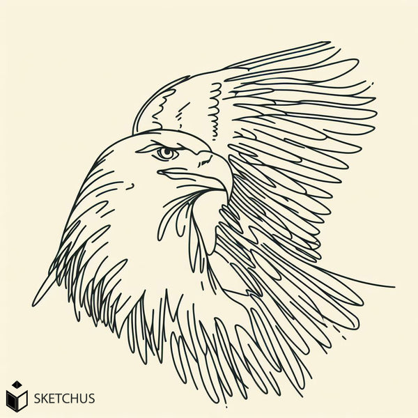 dessiner un aigle