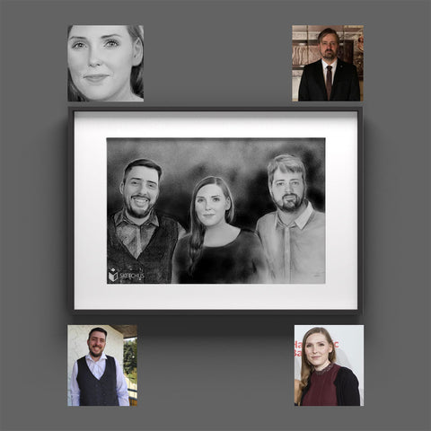 Have family portraits drawn family sketch painting idea portraits sketchus