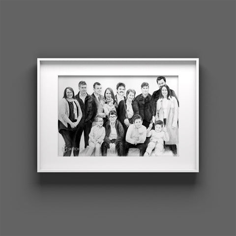 Family portrait ideas - have a family portrait drawn Sketchus Portrait