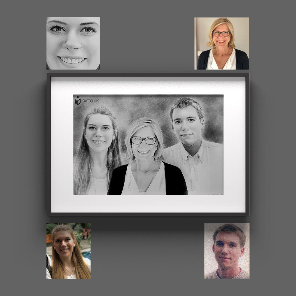 Personalisierte Familienposter