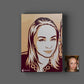 Pop art Portrait Gemälde auf Leinwand Bilder kaufen - Pop Art aus Fotovorlage