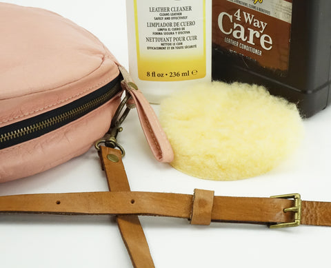 Clean and condition your leather bags as needed.