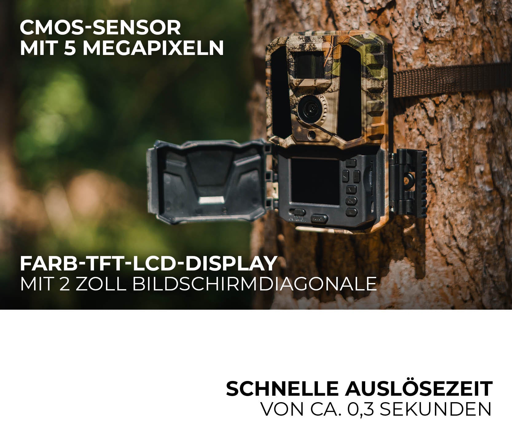 Farb-TFT-LCD-Display mit 2 Zoll Bildschirmdiagonale