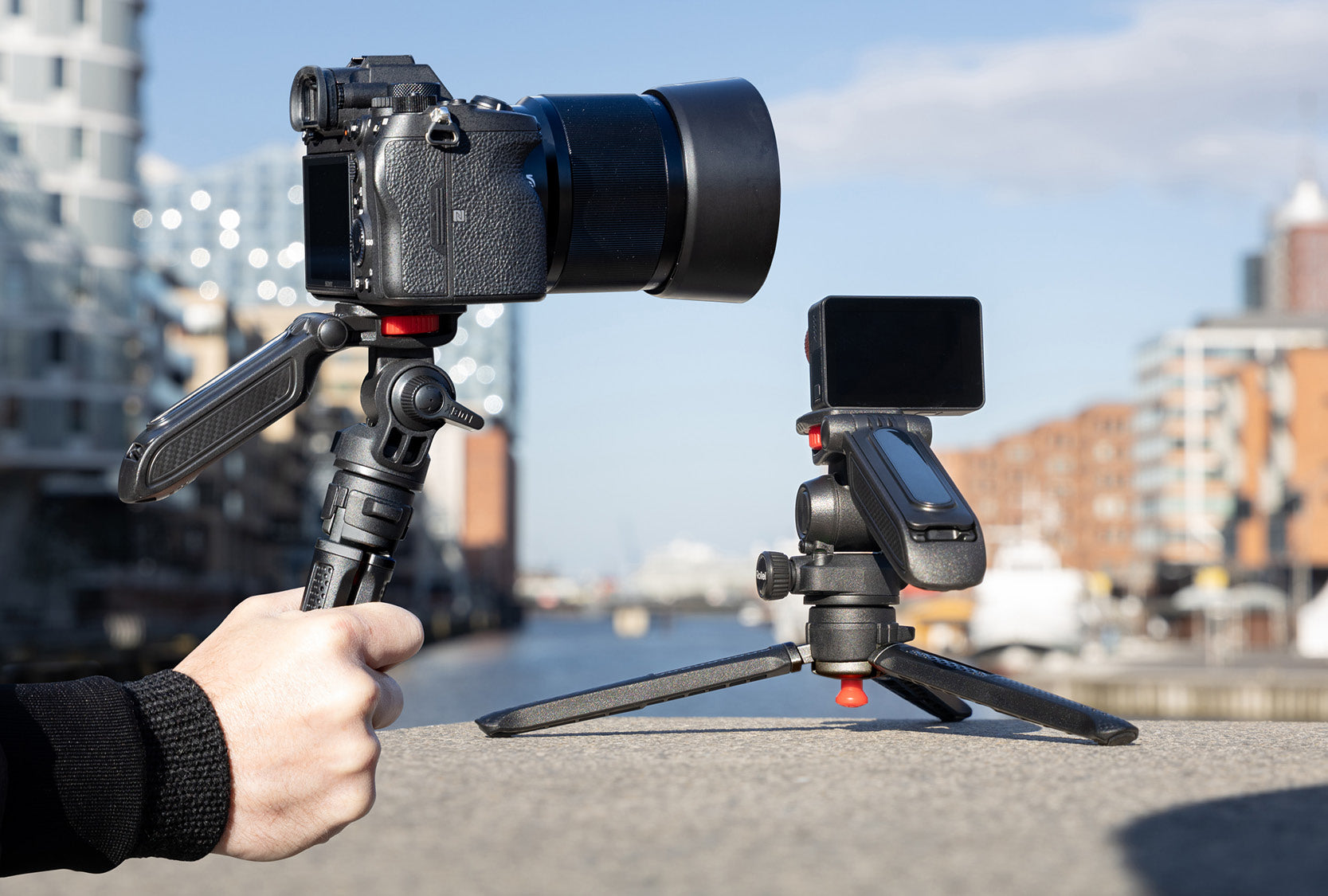 Mini smartphone tripod | With handle | Creator grip