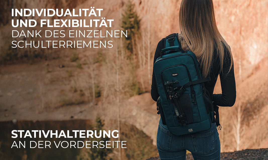 Individualität und Flexibilität des Slingbags durch einzelnen Schulterriemen