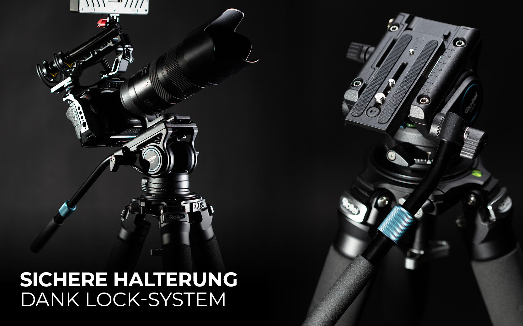 Sichere Halterung dank Lock-System