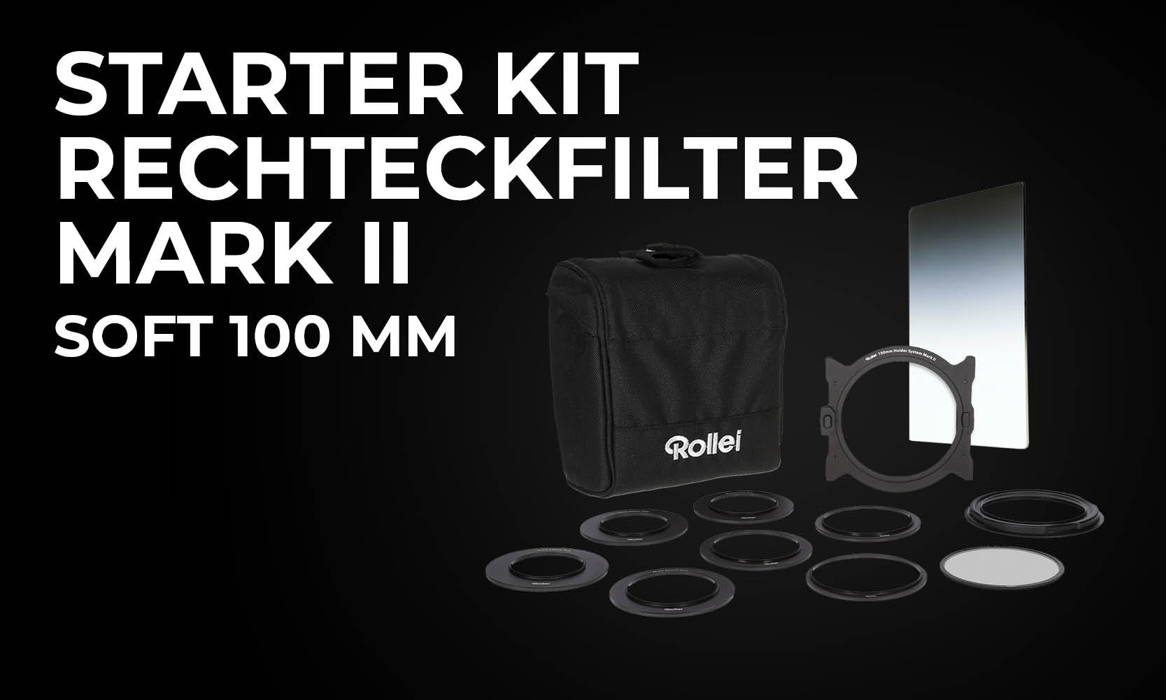 Starter Kit Rechteckfilter Mark II Soft 100mm