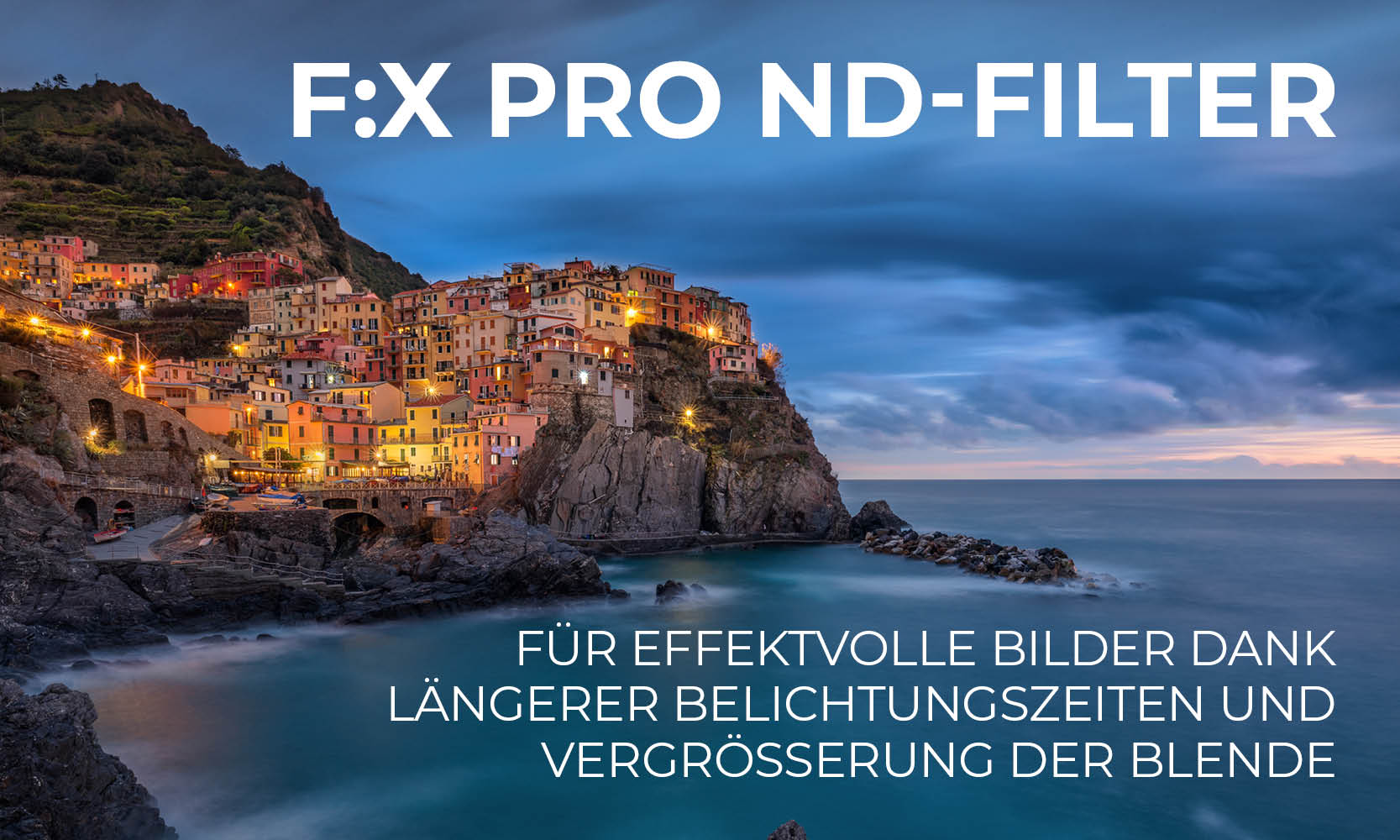 F:X Pro ND-Filter für Langzeitbelichtungen