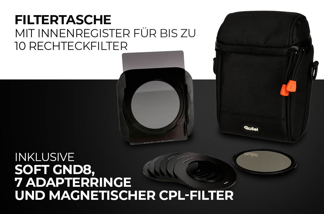 Lieferumfang F:X Pro Starter Kit Rechteckfilter Mark III Soft