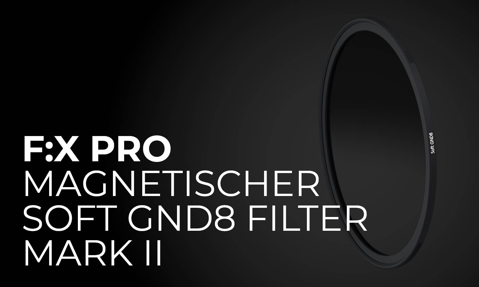 F:X Pro magnetischer Soft GND8 Rundfilter Mark II von Rollei