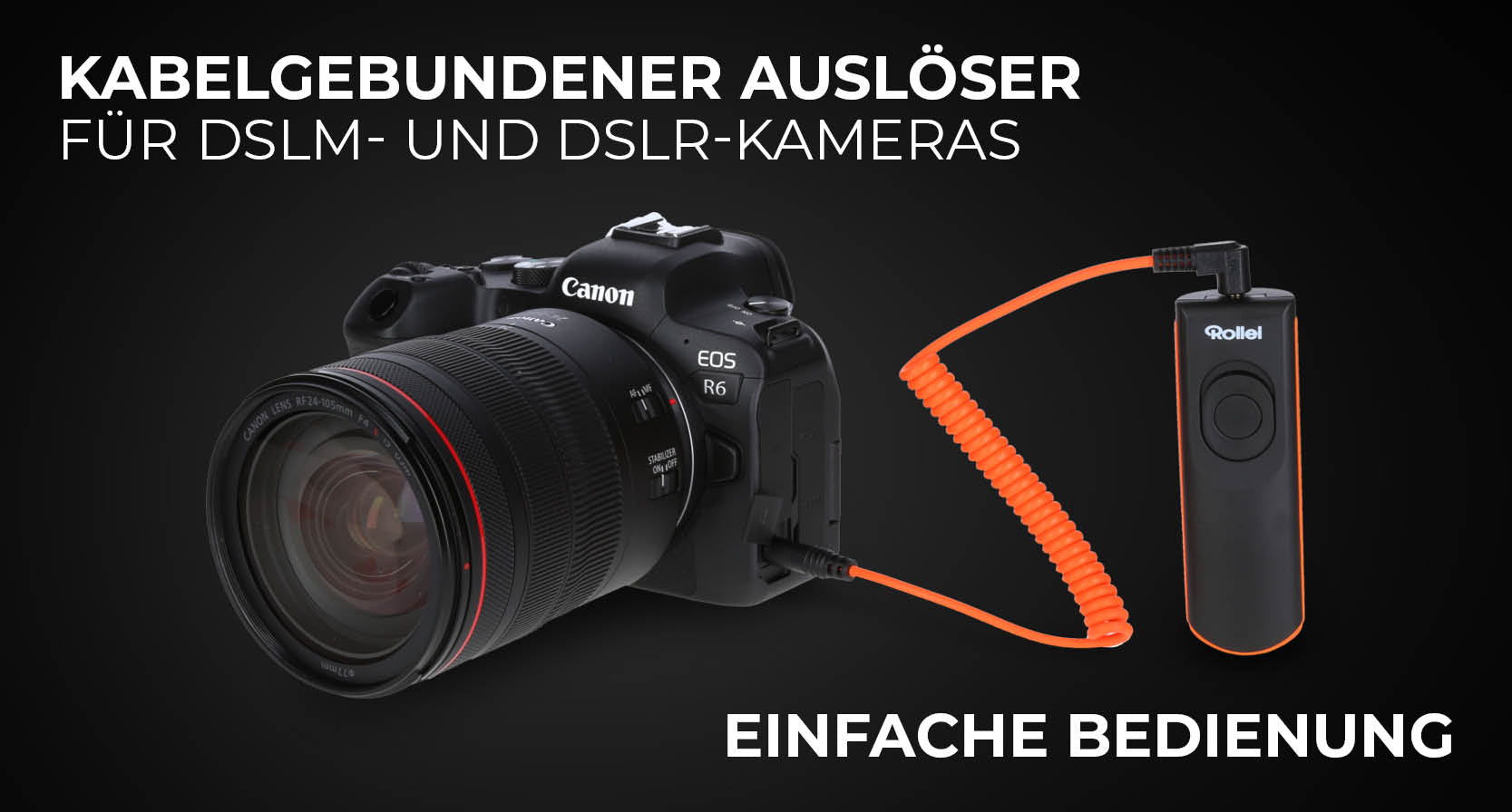 Kabel-Auslöser für DSLM und DSLR-Kameras