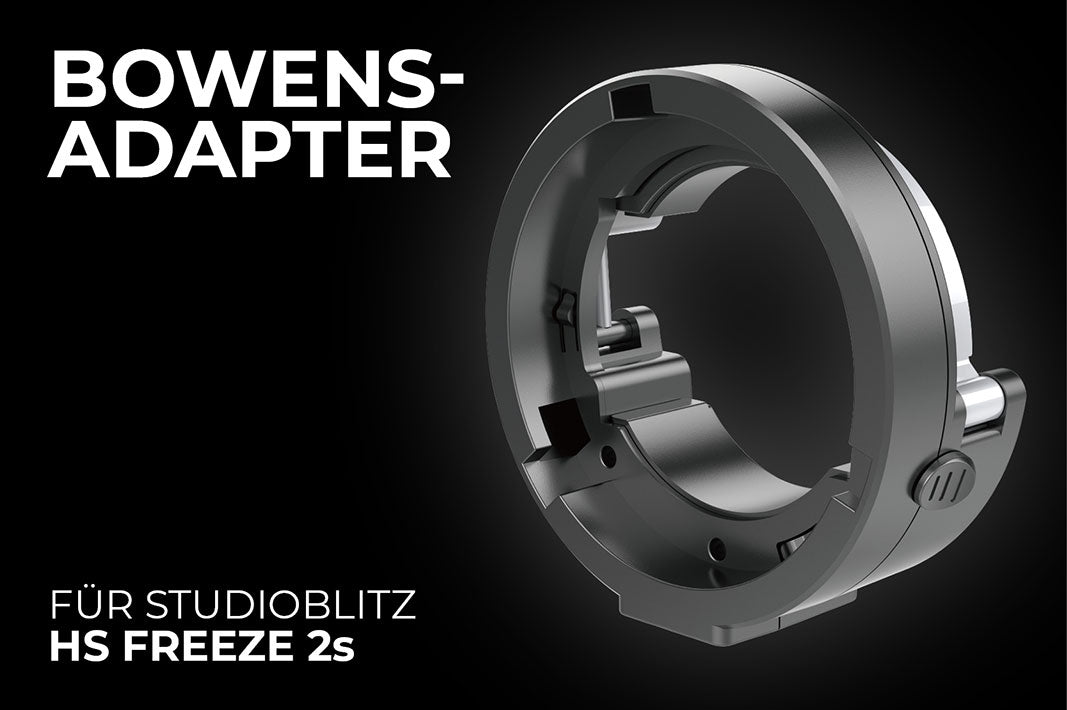 Bowens-Adapter für den Studioblitz HS Freeze 2s von Rollei