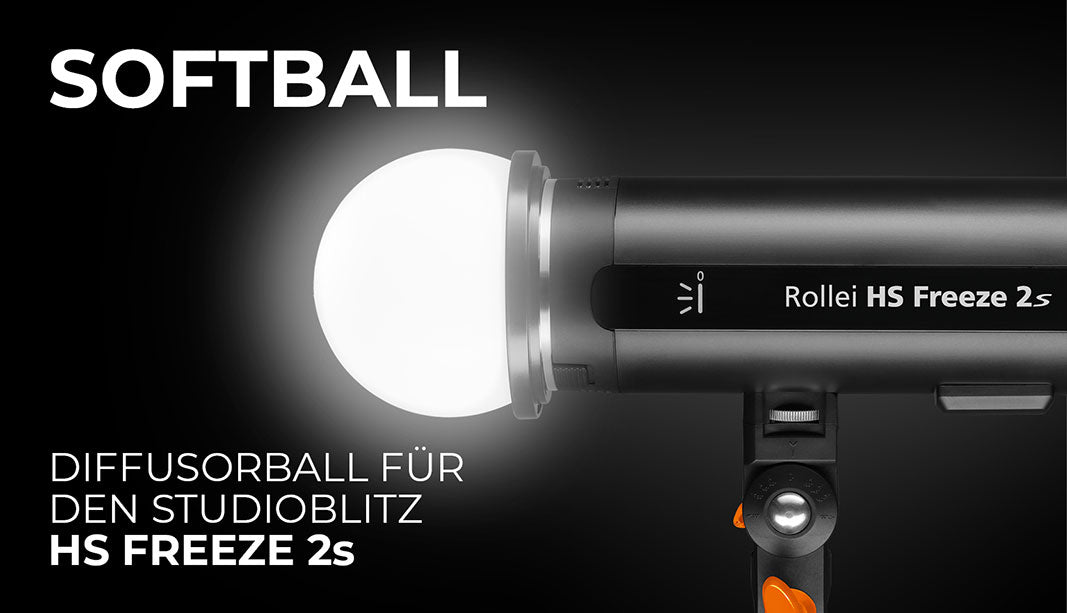 Diffusorball für den Studioblitz HS Freeze 2s