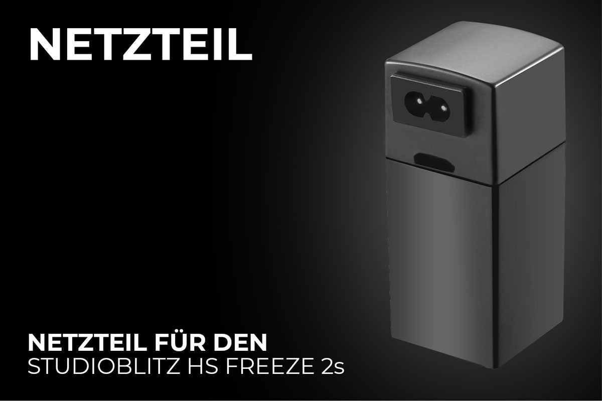 Netzteil für den Studioblitz HS Freeze 2s von Rollei