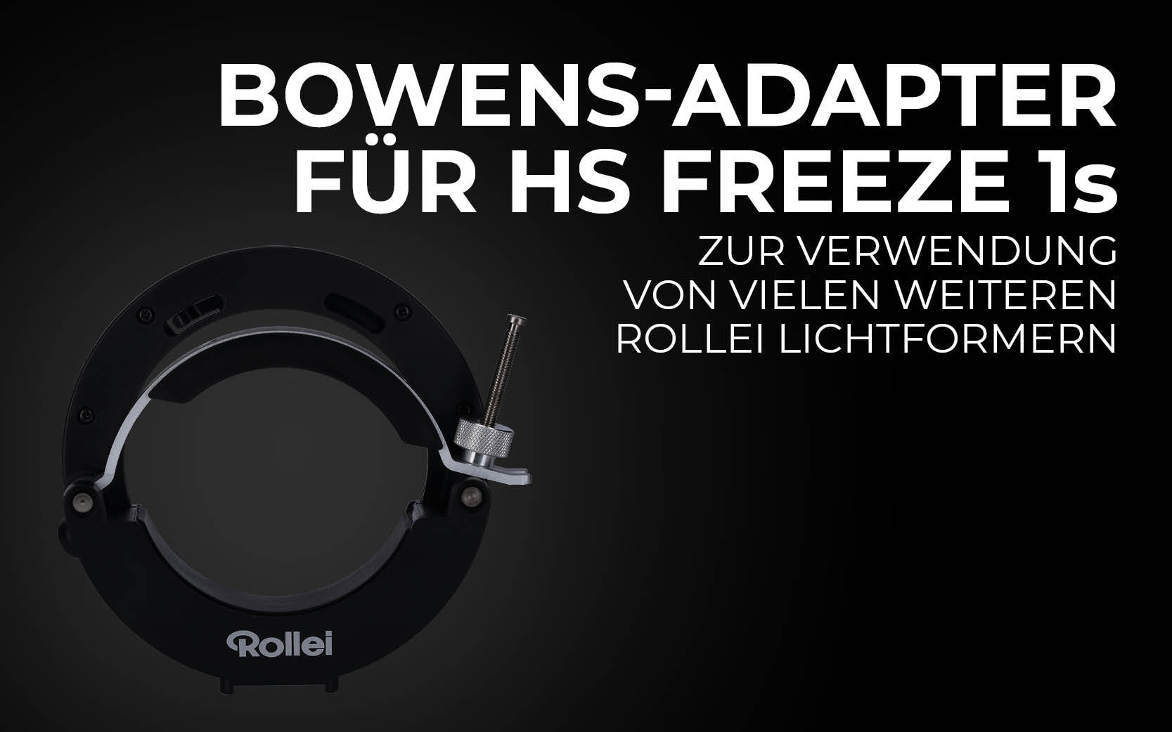 Bowens-Adapter für den Aufsteckblitz HS Freeze 1s