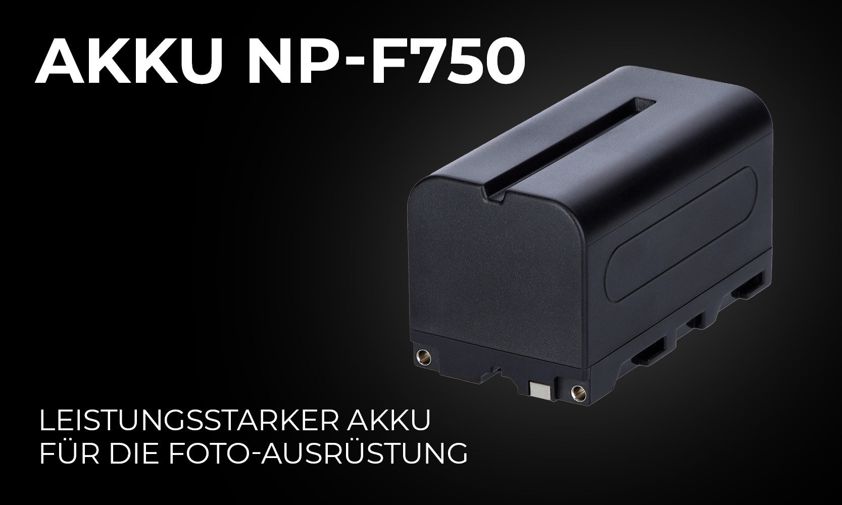 Akku Typ Sony NP-F750 - Leistungsstarker Akku für die Foto-Ausrüstung