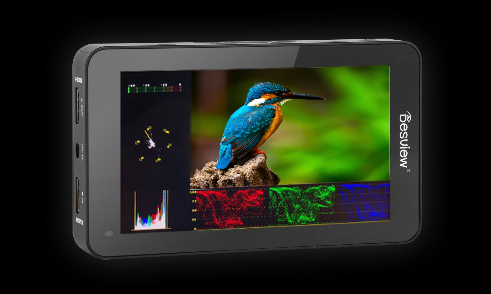 5,5" Touchscreen Kamera-Monitor mit vielen Funktionen für Video- und Fotografie
