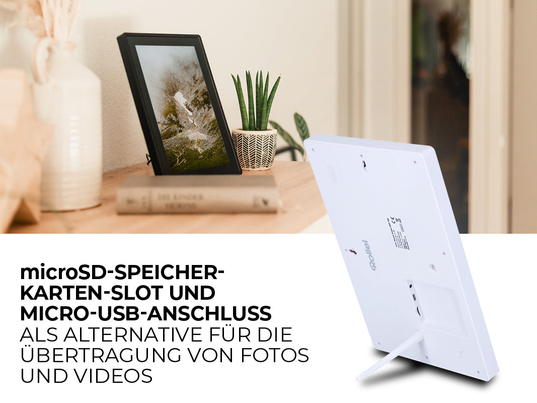 microSD-Speicherkarten-Slot und Micro-USB-Anschluss