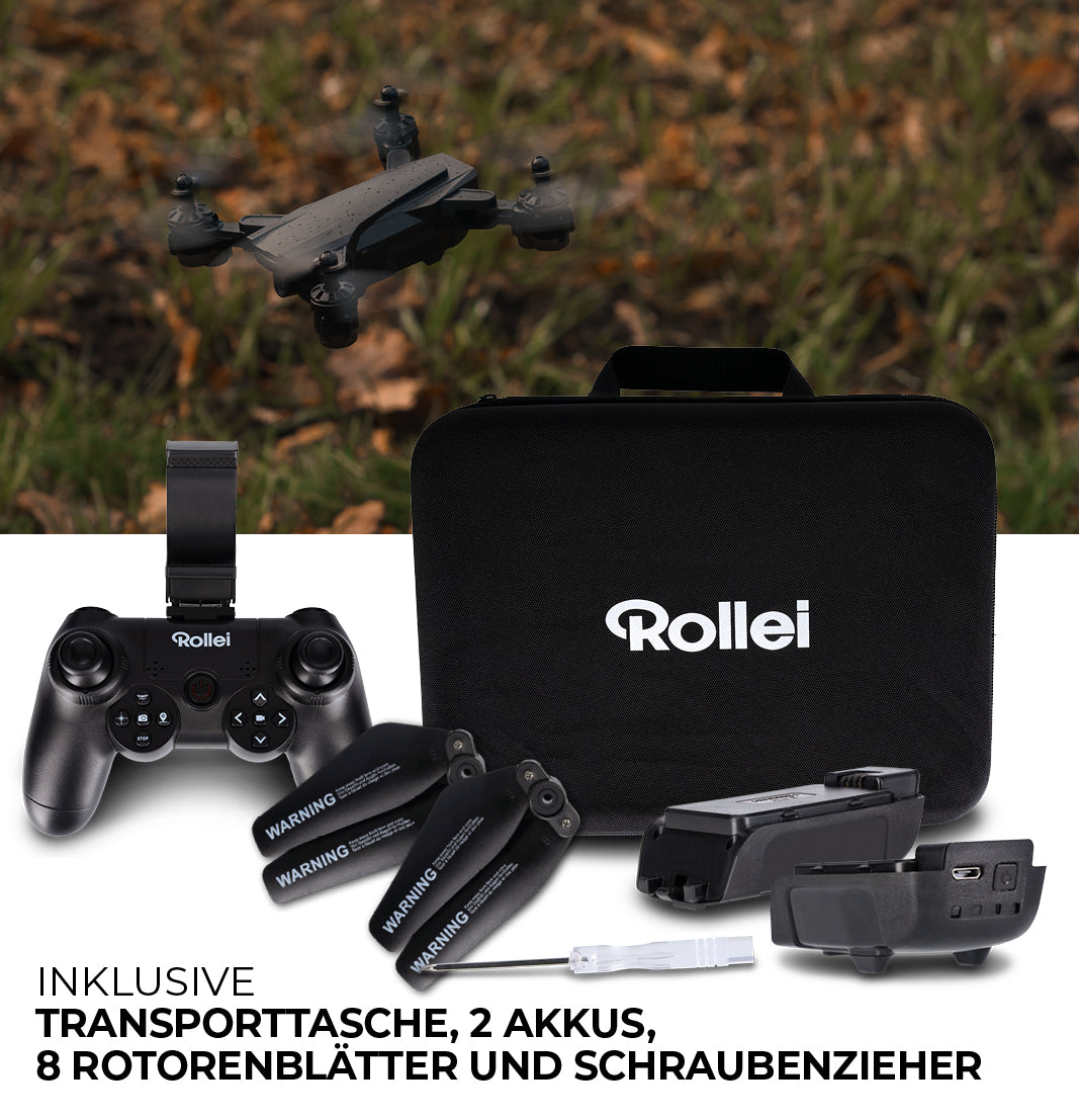 Rollei Fly 60 Combo Kameradrohne mit WiFi