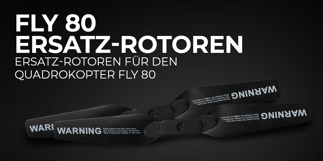 Rotor blades for Fly 80 drone