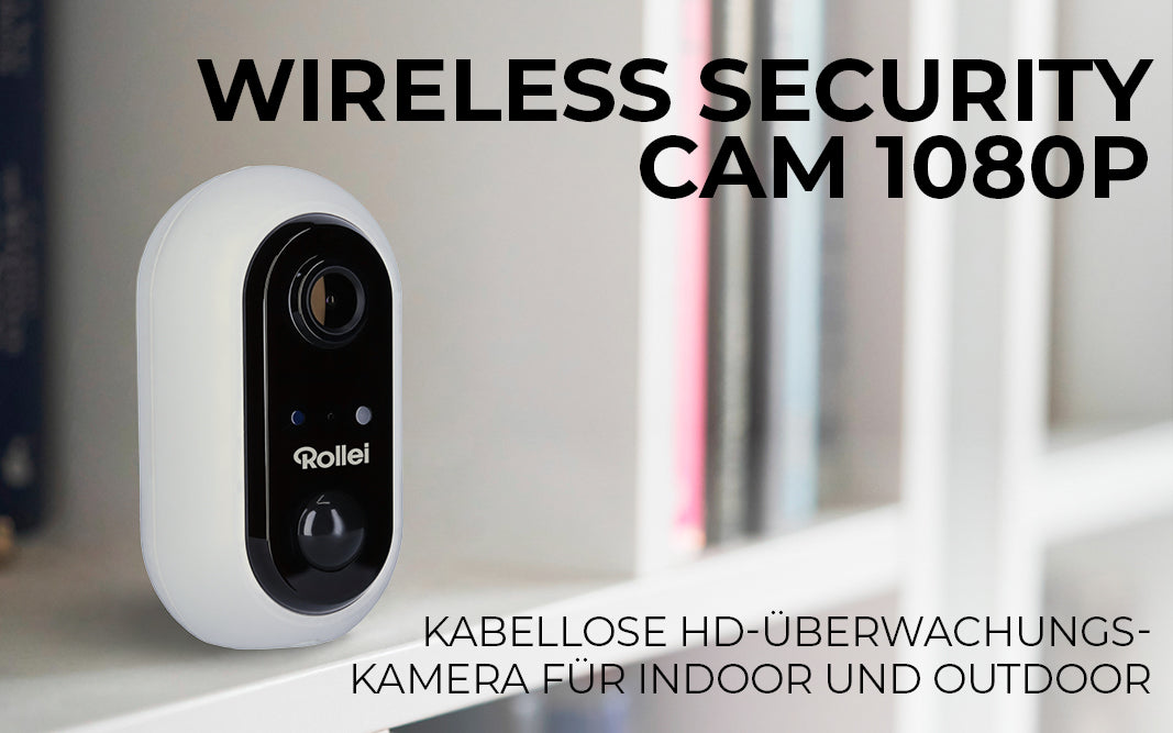 Wireless Security Cam 1080 p - Überwachungskamera für Innen und Außen