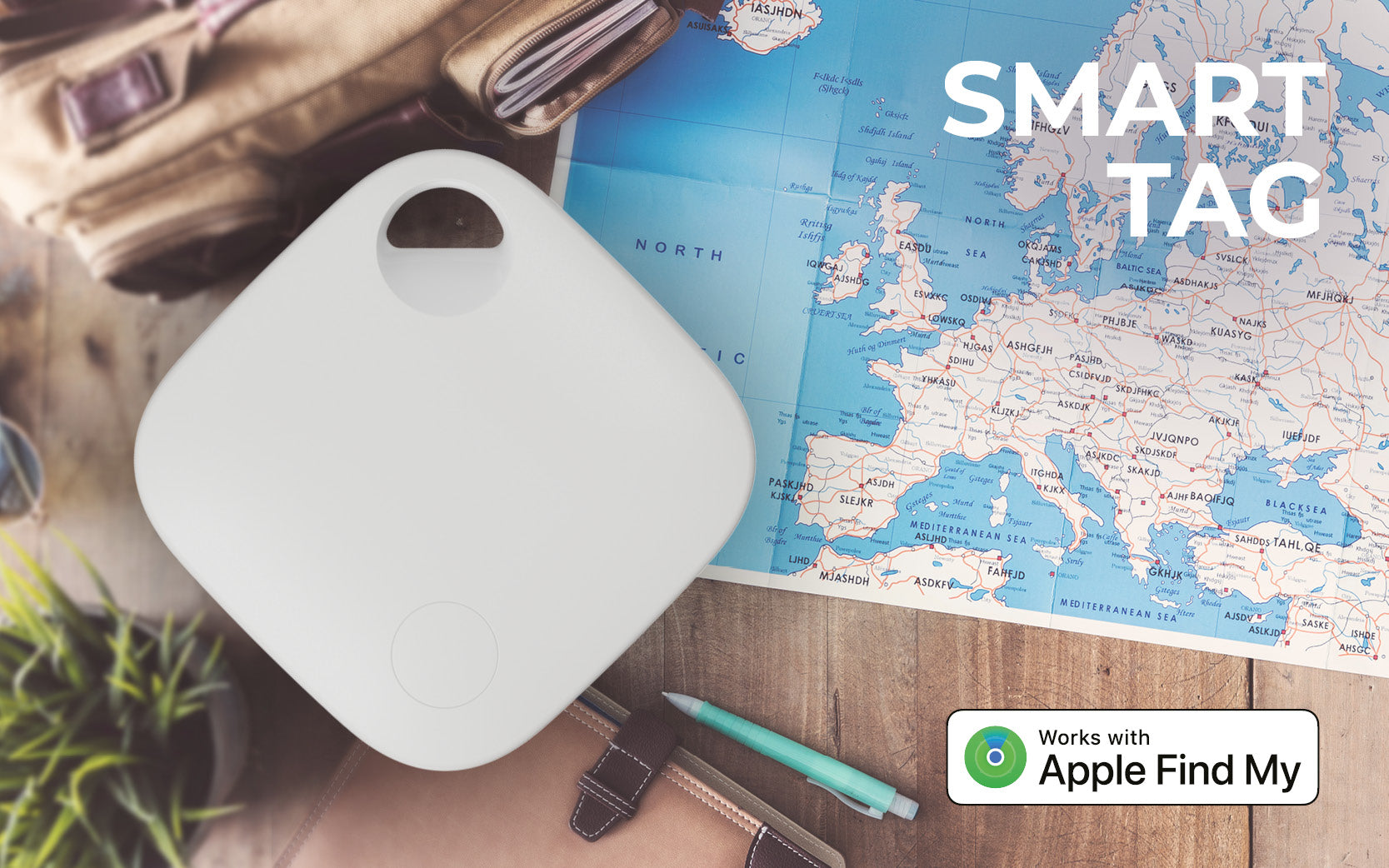 Rollei Smart Tag - Kleiner Tracker für Schlüssel, Taschen und mehr