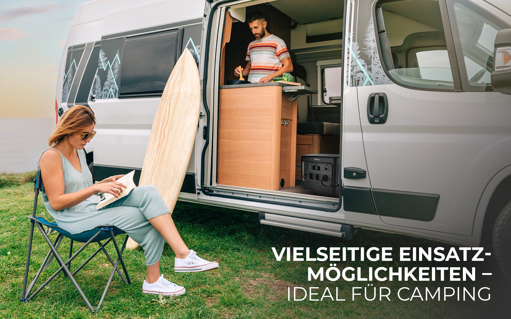 Vielseitige Einsatz-Möglichkeiten - Ideal für Camping