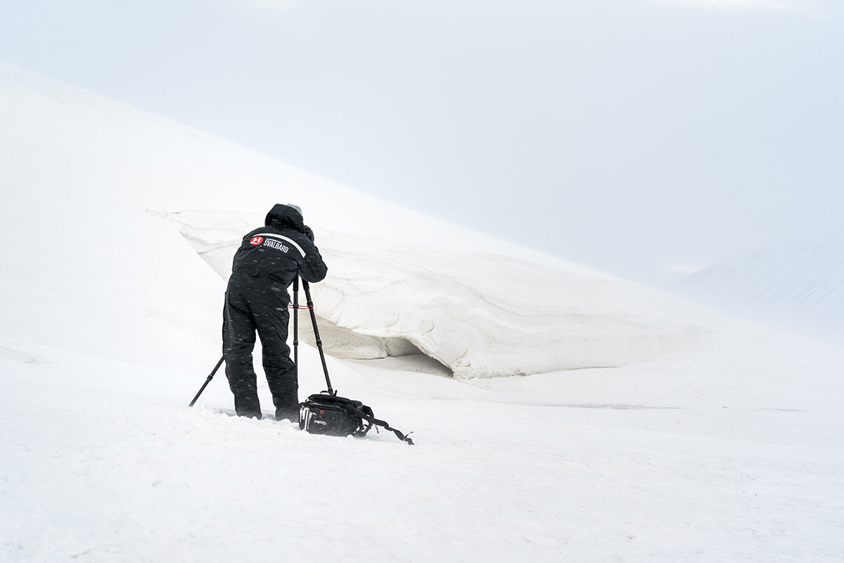 Arktisreise Shooting bei Eisgestöber