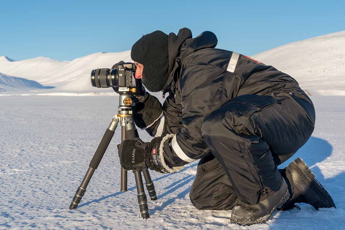 Arktisreise Fotografieren bei eisiger Kälte