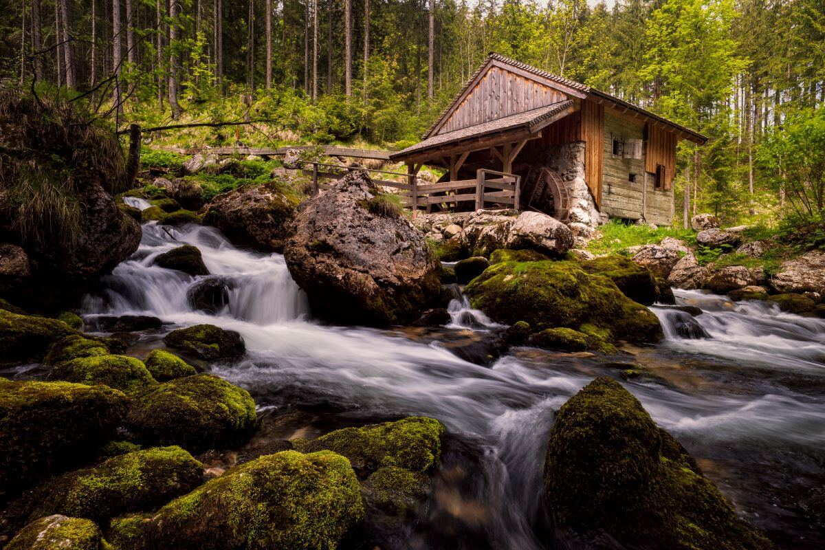 Gollinger Wassermühle mit Rollei ND1000 Graufilter