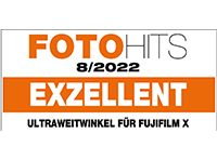 Fotohits Testsieger für Objektiv XF 13 mm für Fuji X Mount "Exzellent"