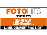 Testsiegel LUMIS Comfort Ringlicht