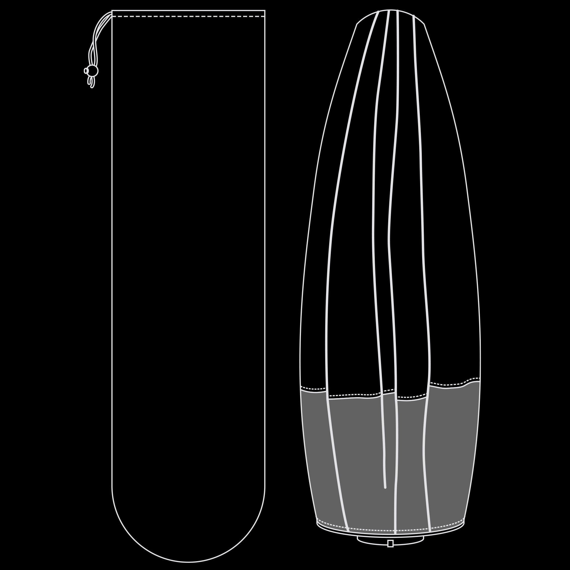 Abbildung Lieferumfang Balloon Softbox 65 mm