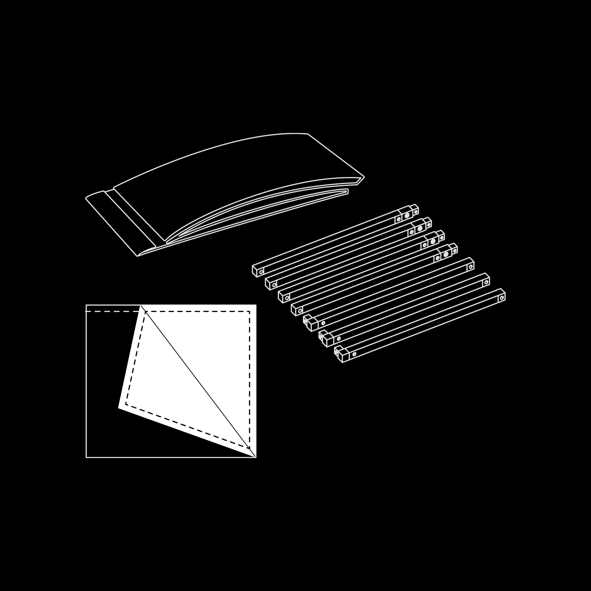 Lieferumfang Softbox und Frame für Lumen Flex S