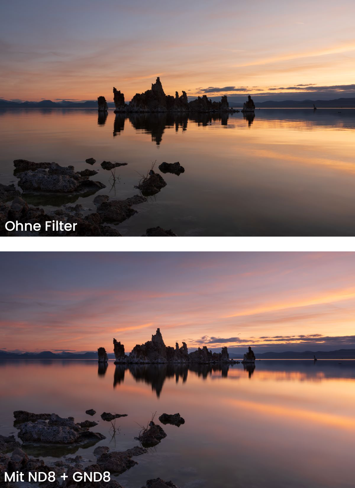 Mono Lake Vergleichbilder Filter