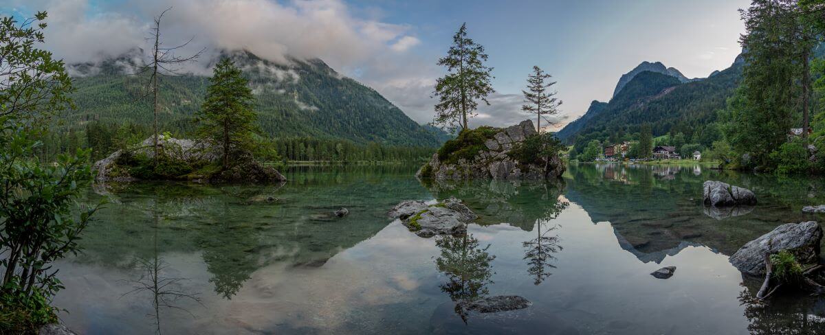 Weit winkliges Panoramabild