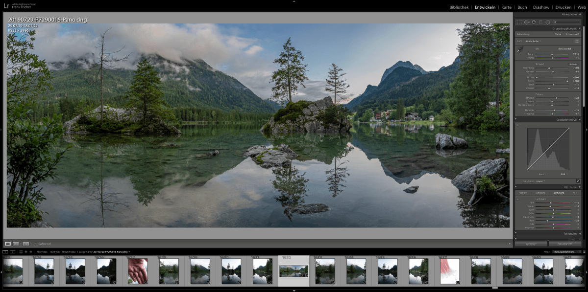 Lightroom Einstellung