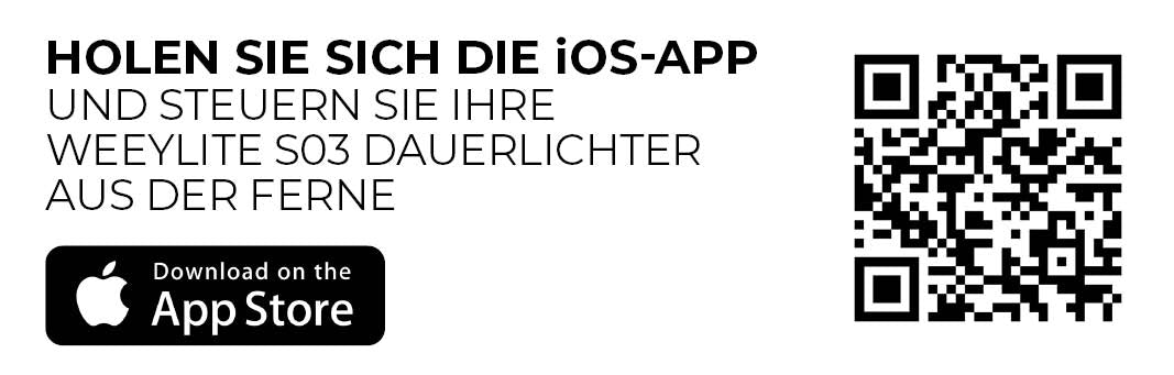 Download Weeylite Pro app in the iOS AppStore