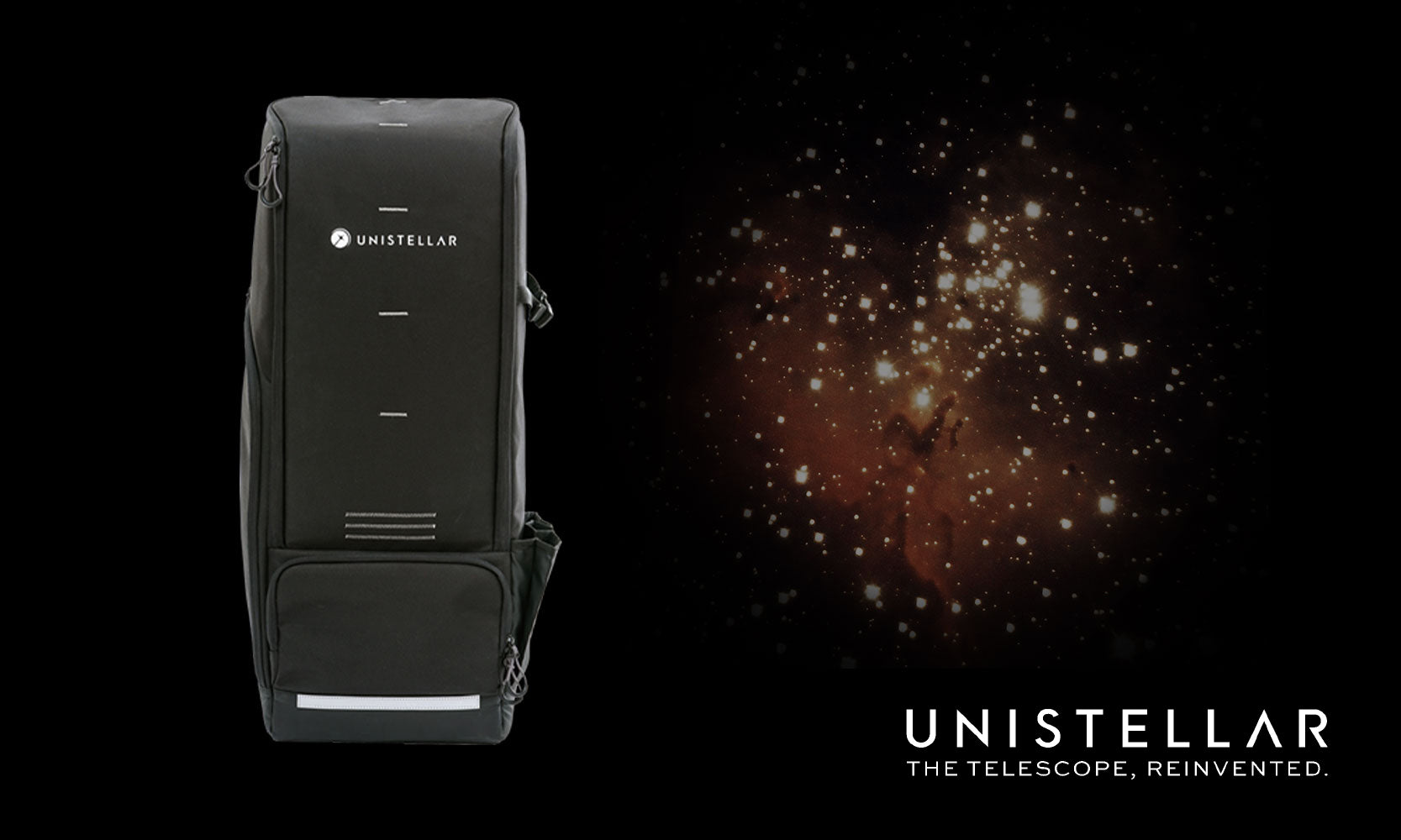 Unistellar backpack for telescopes