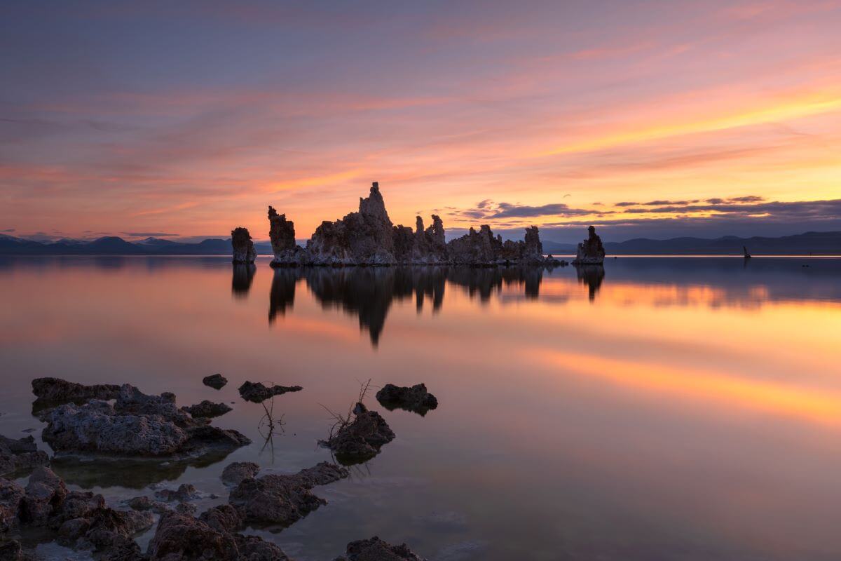 Mono Lake fotografiert mit Filter